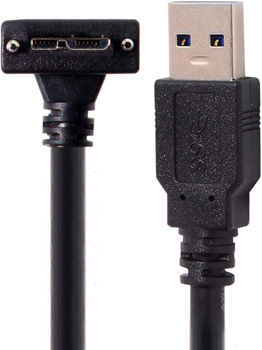 CBLPD302MBS2MDA USB-A to USB3 Right Angle Cable 2M - CISopto