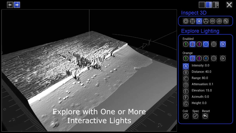 Observant Innovations - Inspect 3D software output example image - CISopto Products