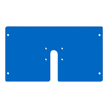 AFSB-610-S   Imperial blue mounting plate - CISopto