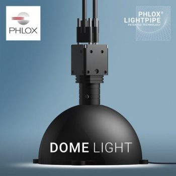 Phlox Dome Light full image with logo and marketing text CISopto