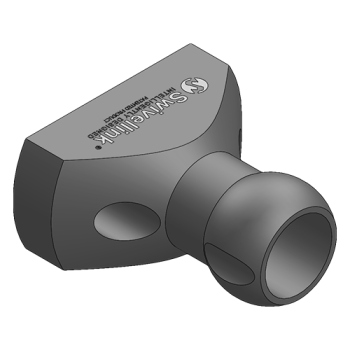SLM-1-40   Standard Metric Ball Base for Aluminum Extrusion - CISopto