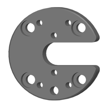SLM-102-ISO-50   Metric Robot Adaptor Plate - CISopto