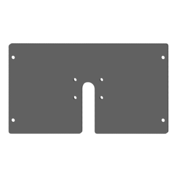 SLM-610-S   Metric Grey mounting plate - CISopto